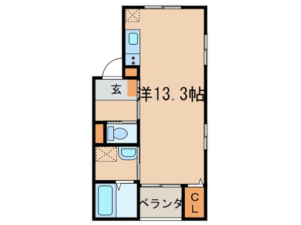 アジュール平戸橋の物件間取画像